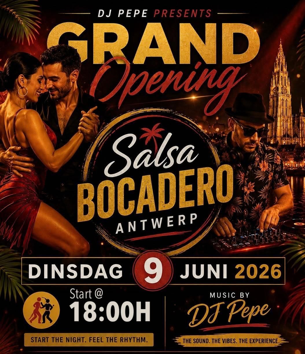 SALSA BOCADERO: DINSDAG 9 JUNI 2026, 15th summer edition