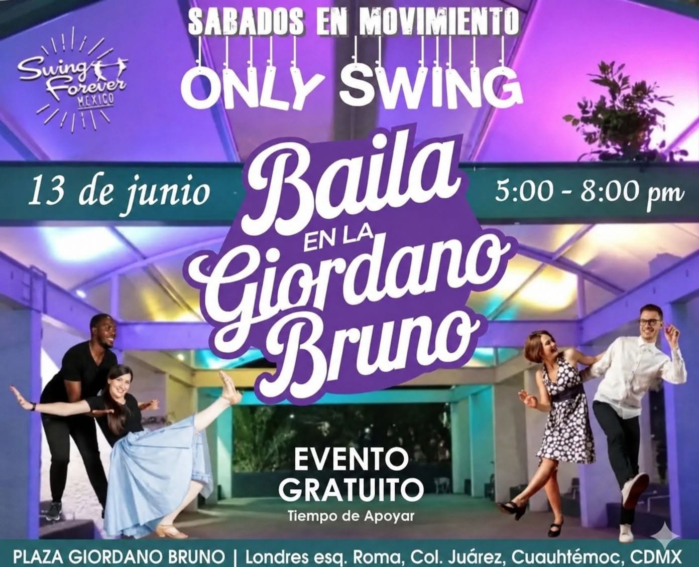 Gratis BAILA EN LA GIORDANO BRUNO - Only Swing