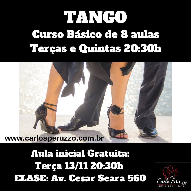 Aula Aberta de Tango e Curso Básico de 8 aulas