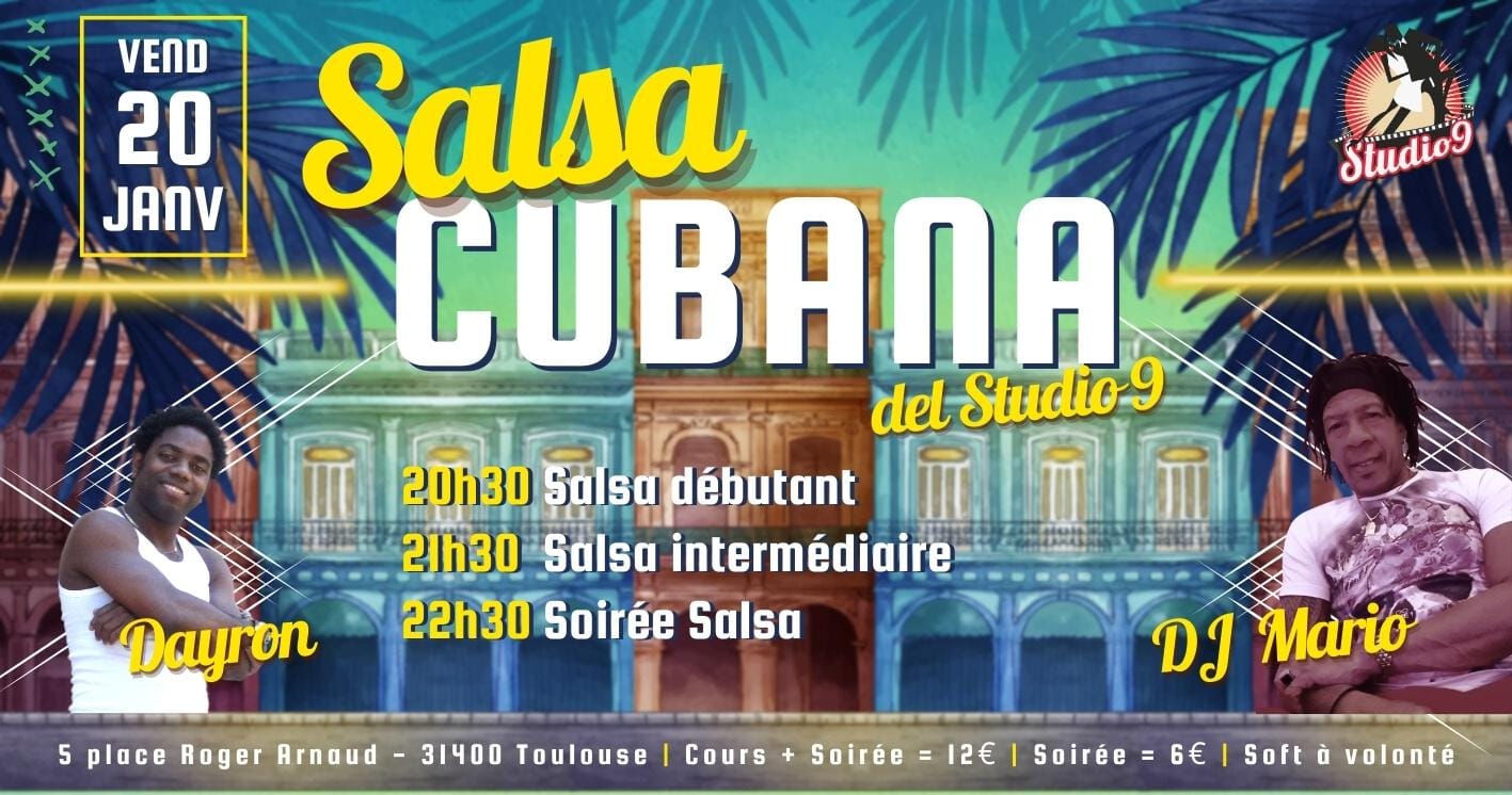 SALSA CUBANA-VENDREDI 20 JANVIER