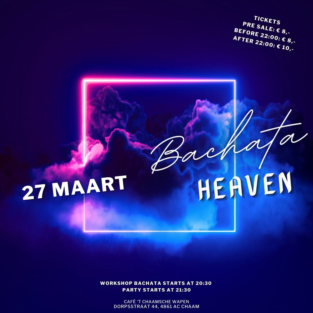 Bachata Heaven 27 maart 2026