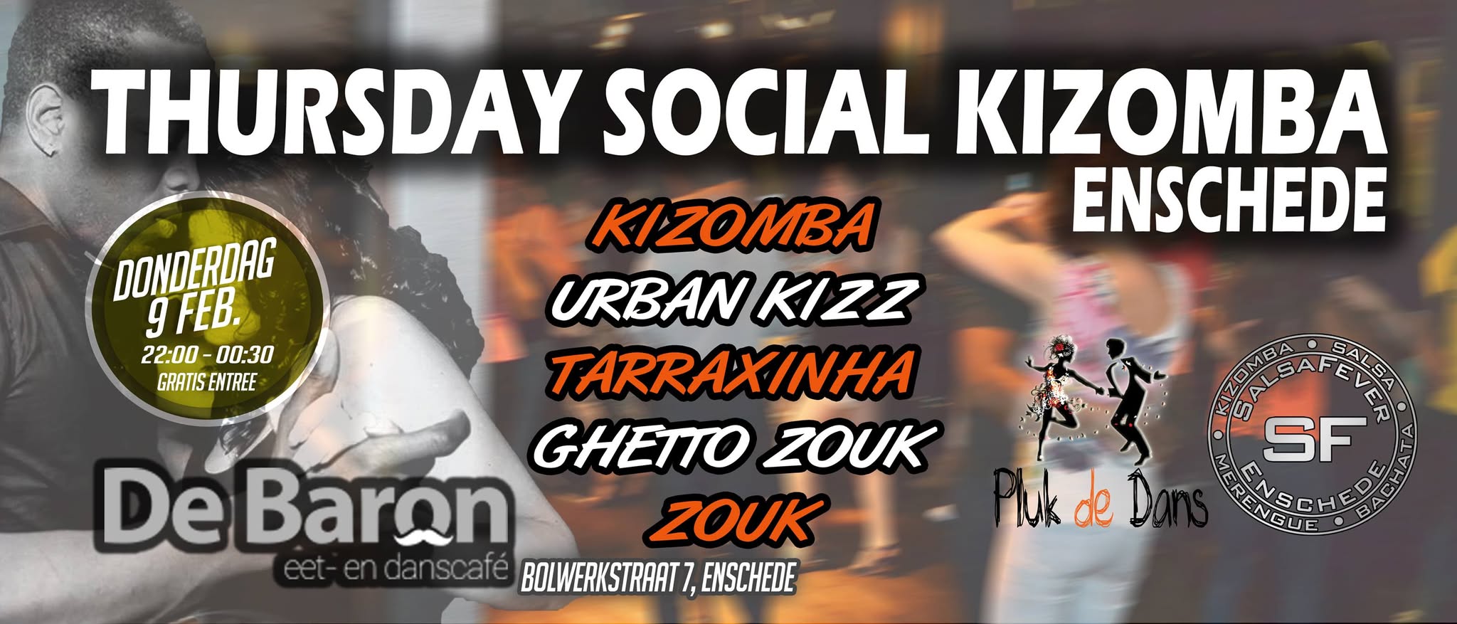 Enschede Kizomba social night (PdD & SF)