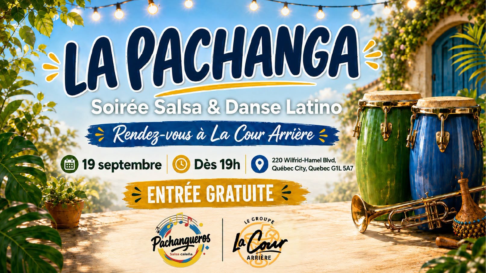 LA PACHANGA : Soirée salsa et danse latine à La Cour Arrière
