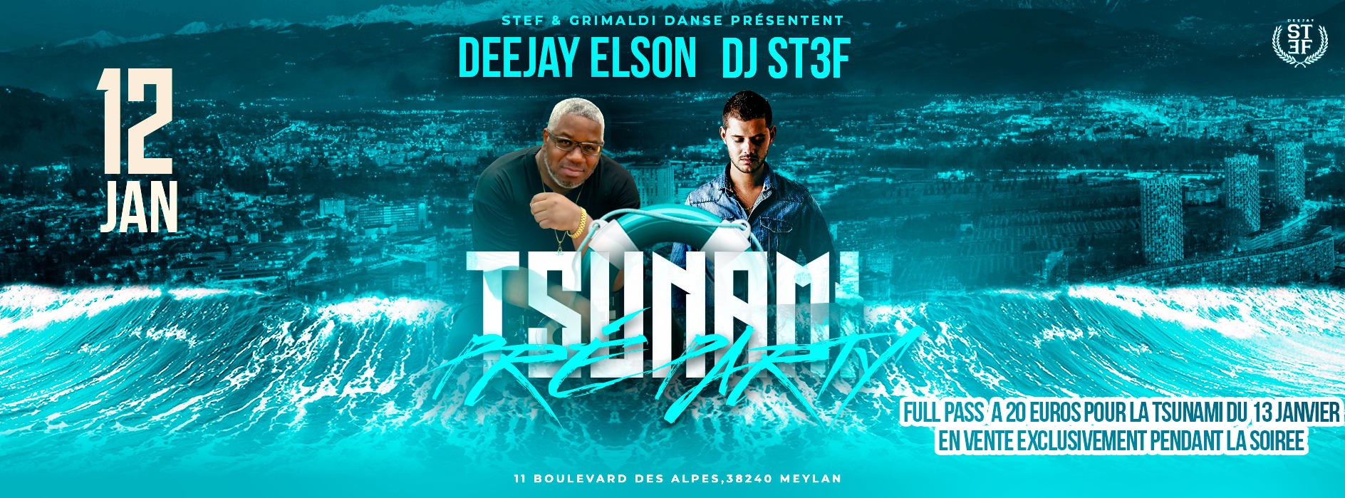 VENDREDI PARTY TSUNAMI PRE PARTY