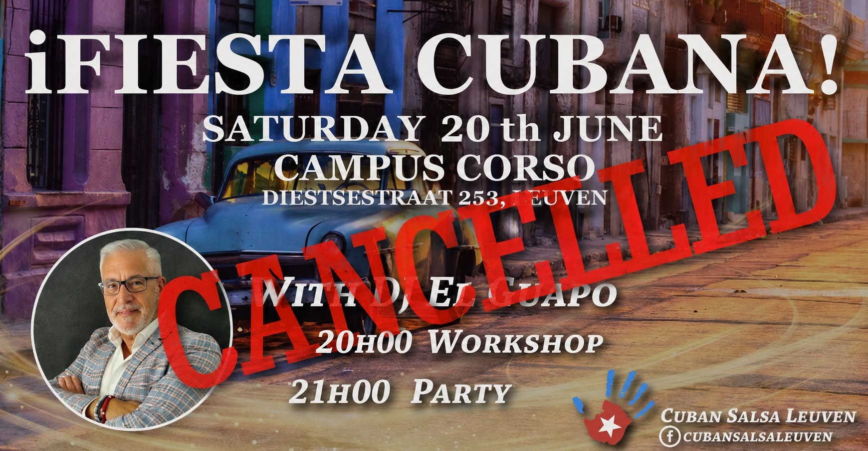Fiesta Cubana with DJ El Guapo and open level workshop with Edel & Katrin