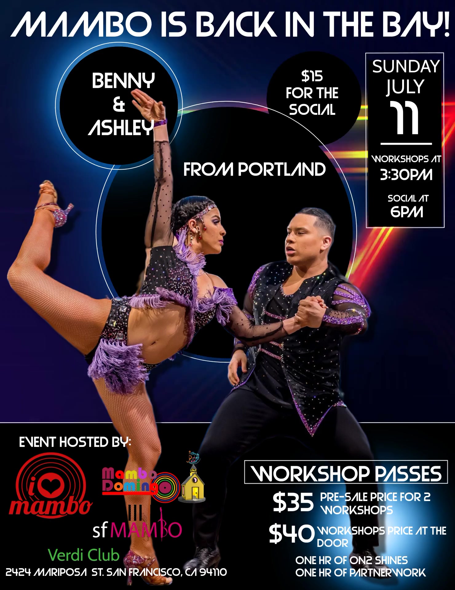 Hey SF! Mambo is Back!!! By iHeartMambo, sf Mambo, and Mambo Domingo
