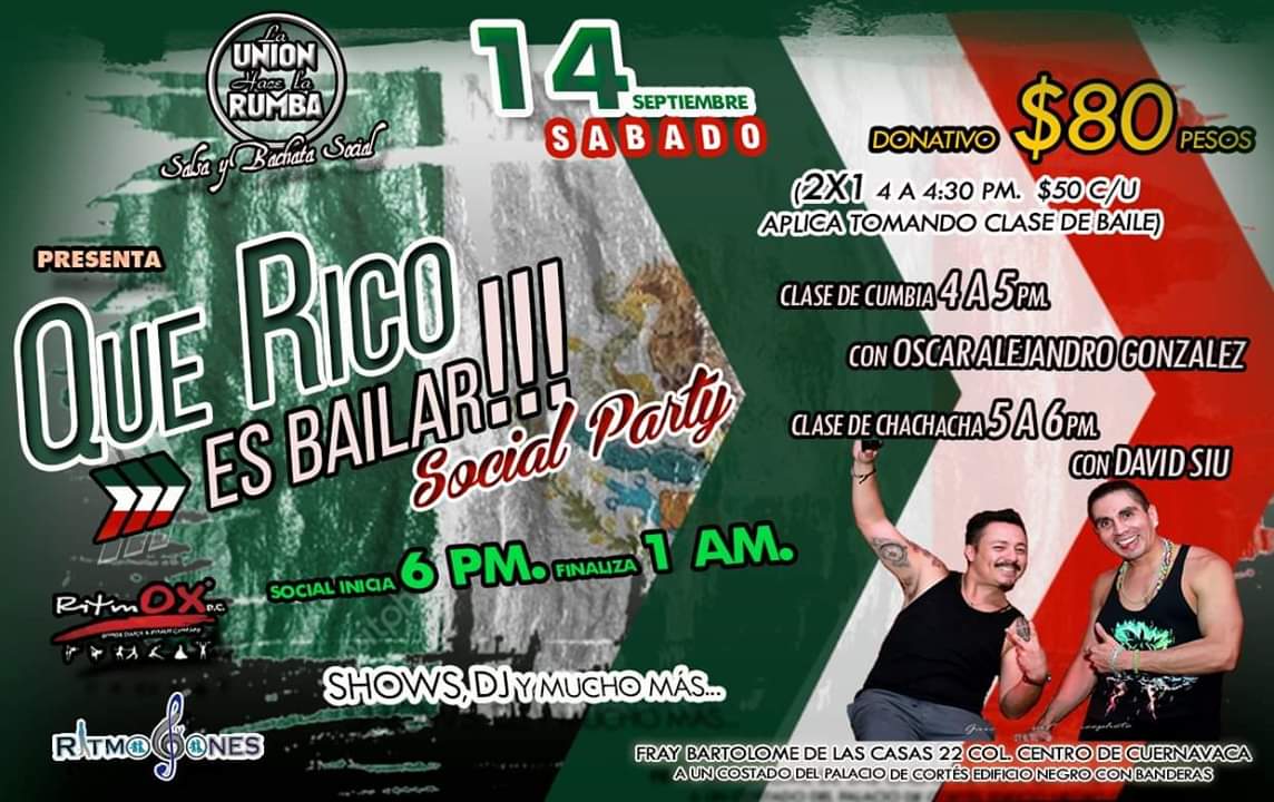 Que Rico Es Bailar Social Party!