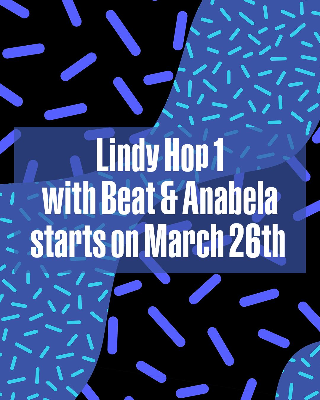 Lindy Hop 1 - Beginners' course with Beat & Anabela