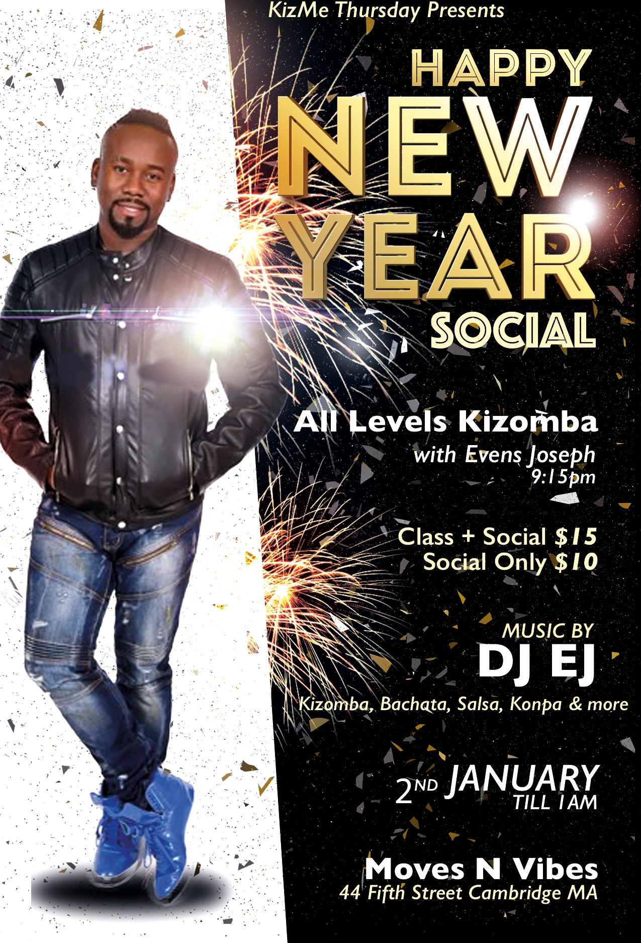 Kizme Thursday Happy New Year Social