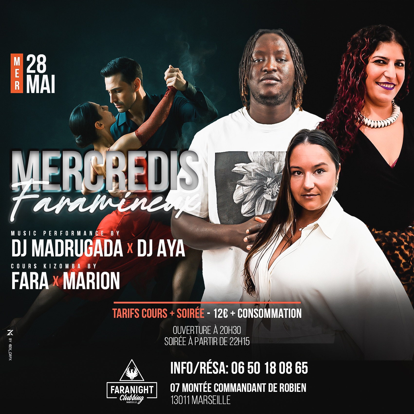 Mercredi Faramineux 28 Mai 2025 : Fara & Marion Dj Madrugada & Dj Aya