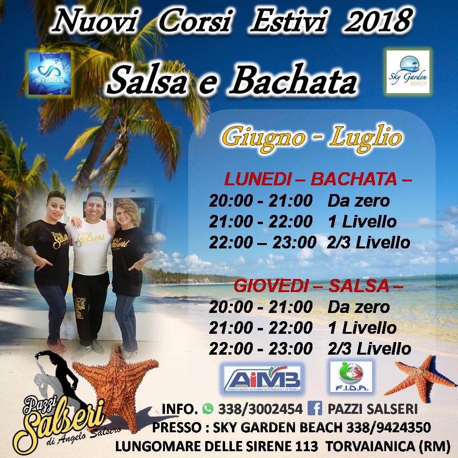 Corsi estivi di Salsa e Bachata :-)