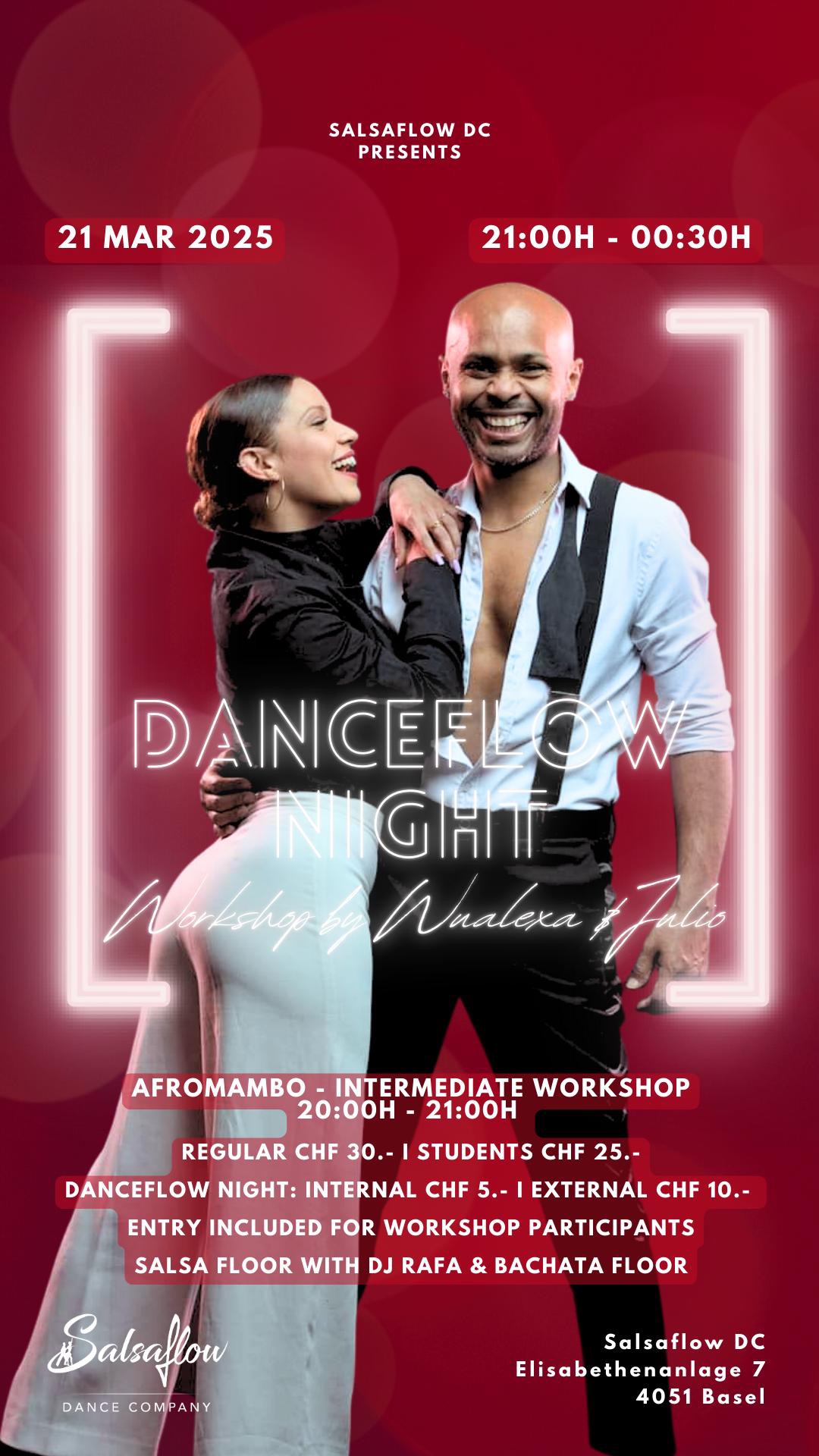 Workshop & Danceflow Night by Salsaflow DC - Salsa & Bachata Floor