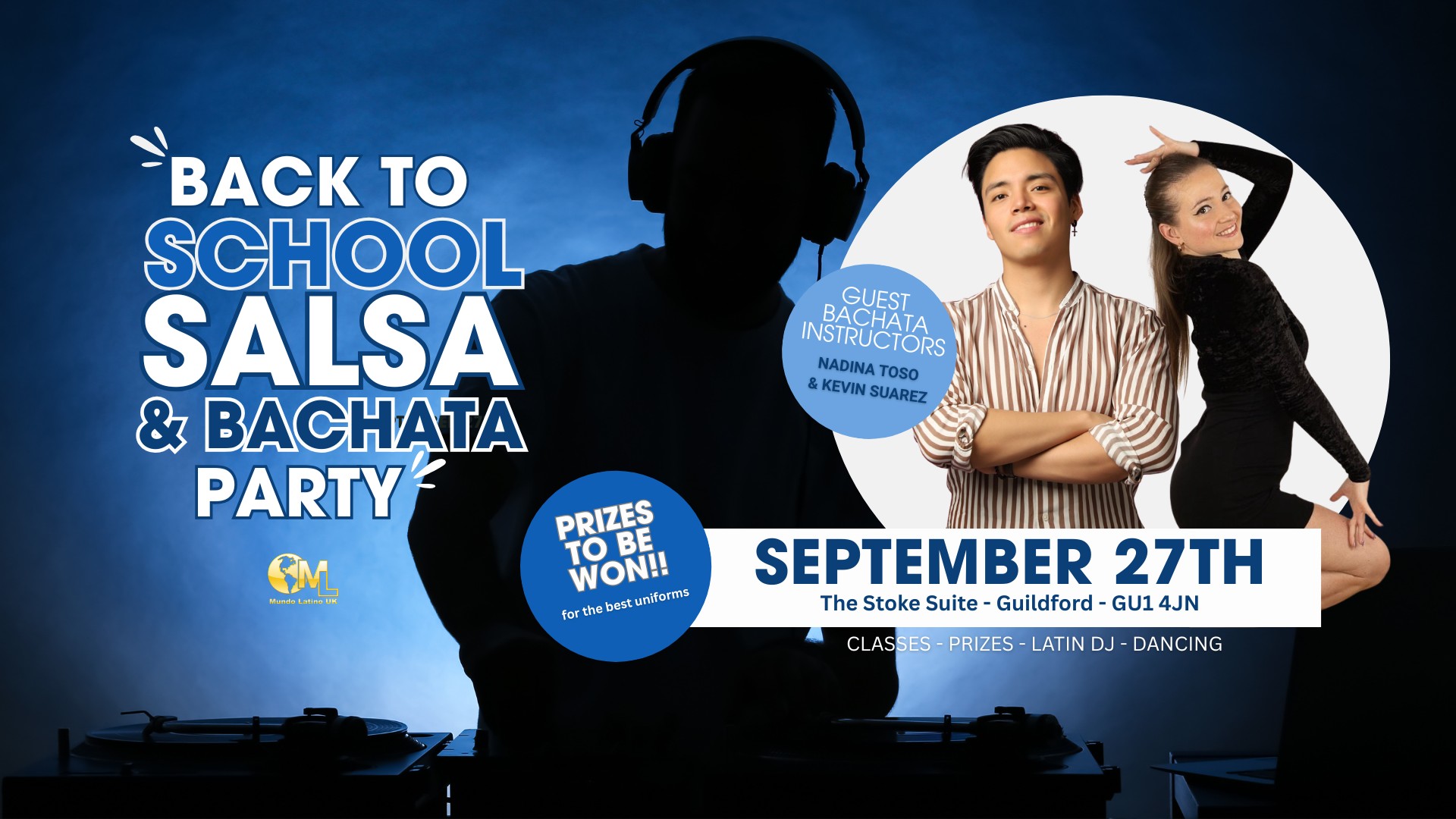 BACK TO SCHOOL SALSA & BACHATA PARTY!