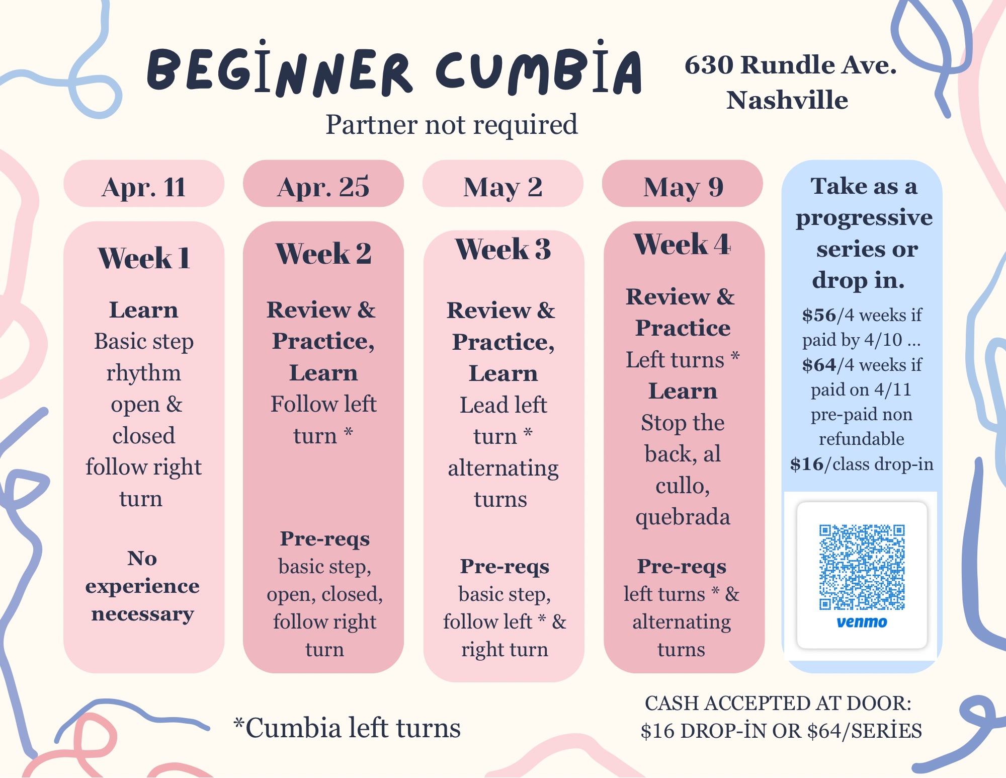 Beginner Cumbia Series Week 2
