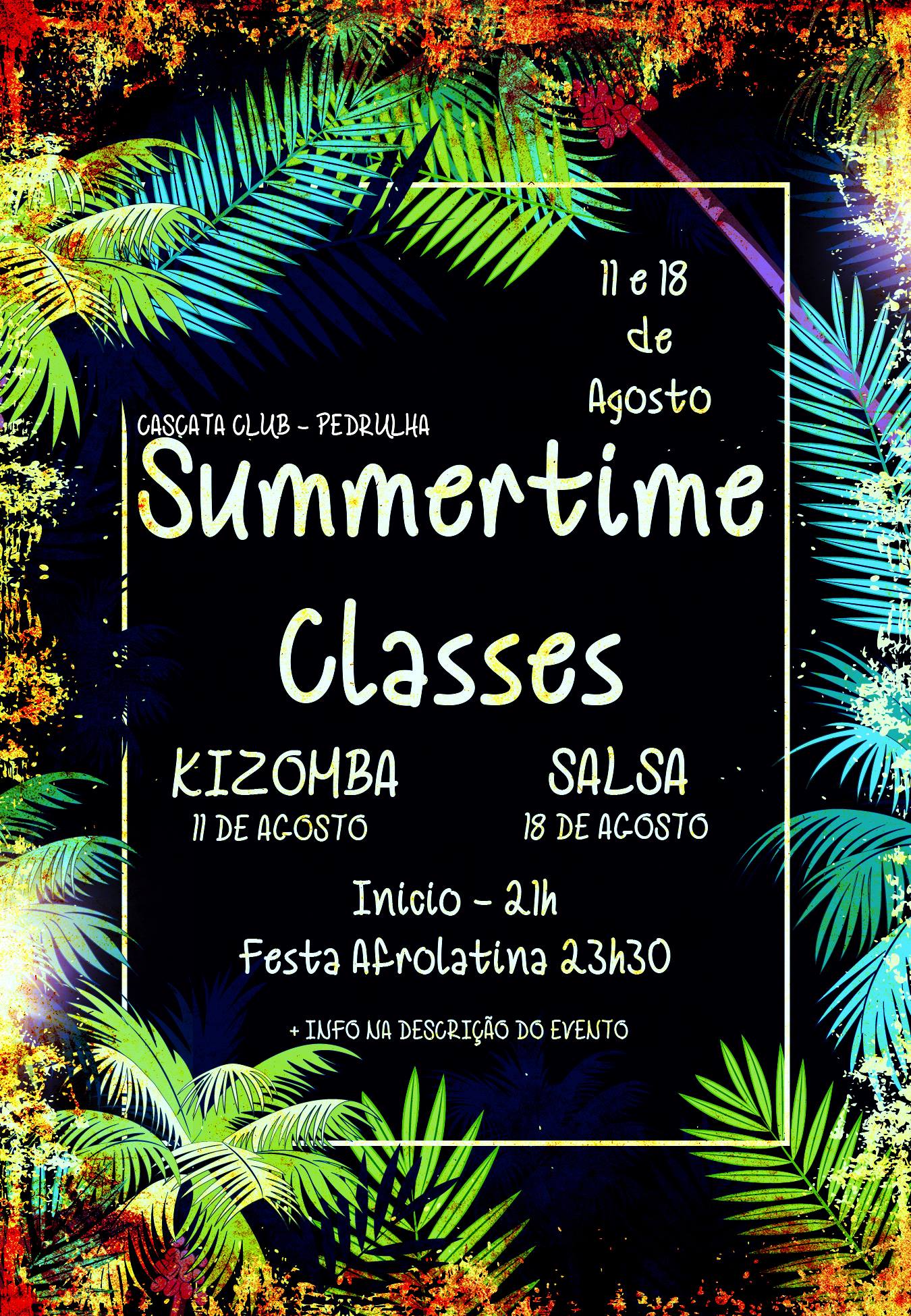 Summertime Classes - Agosto