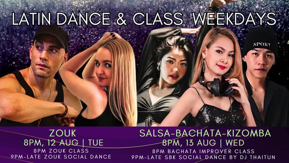 Latin Dance & Class Weekdays @PuraVida