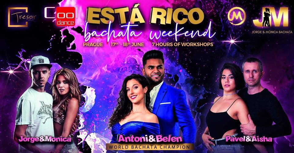 ESTÁ RICO Bachata Weekend - World Champion Belén Tejedor & Nelson López