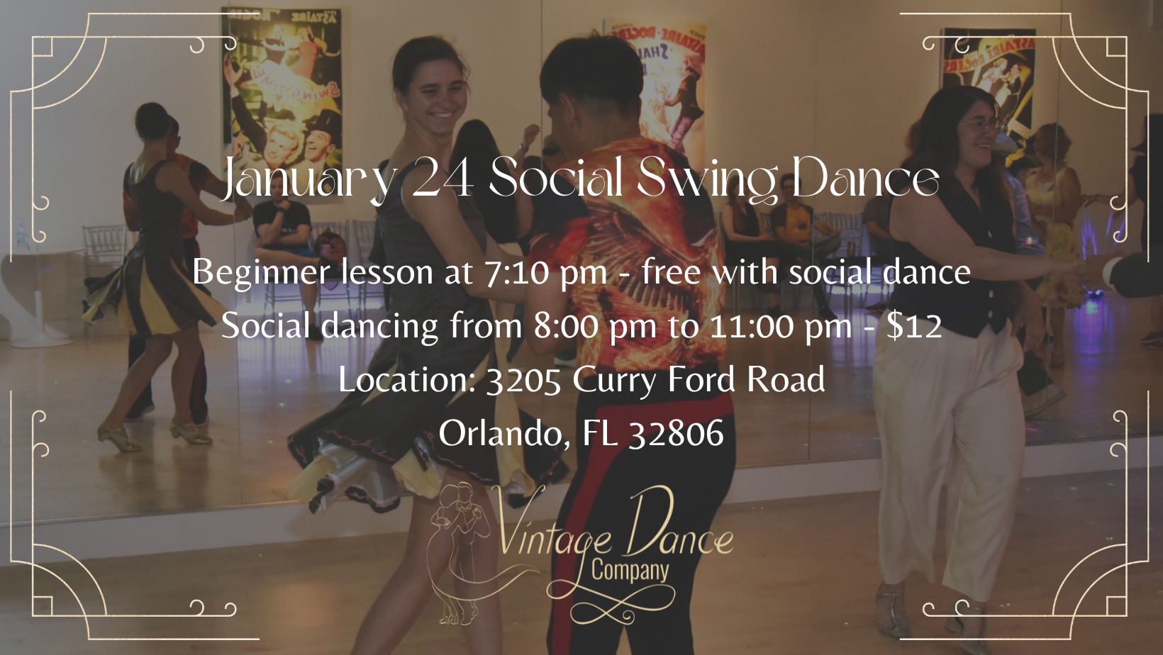 January 24 Social Swing Dance