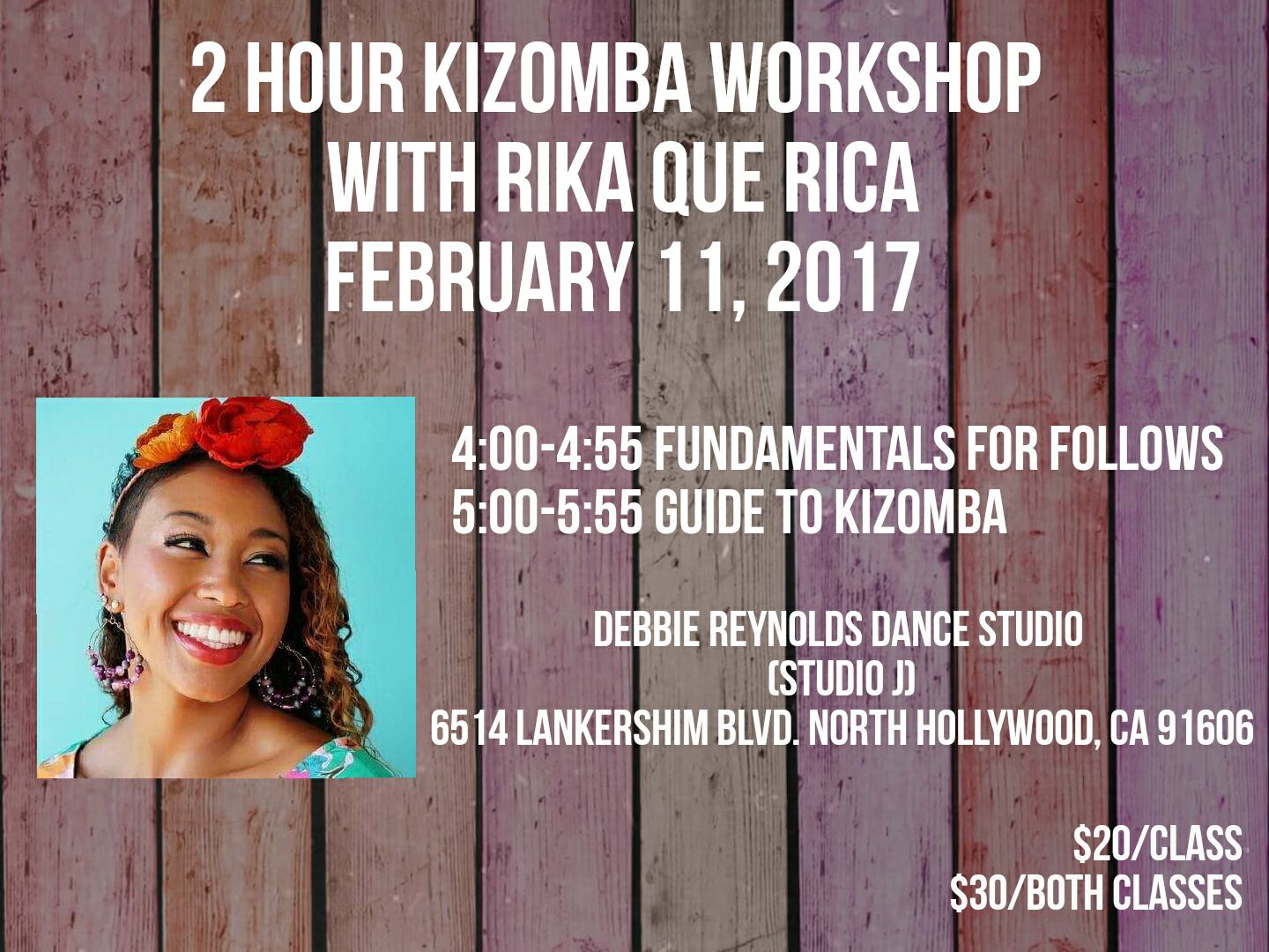 2 Hour Kizomba Workshop