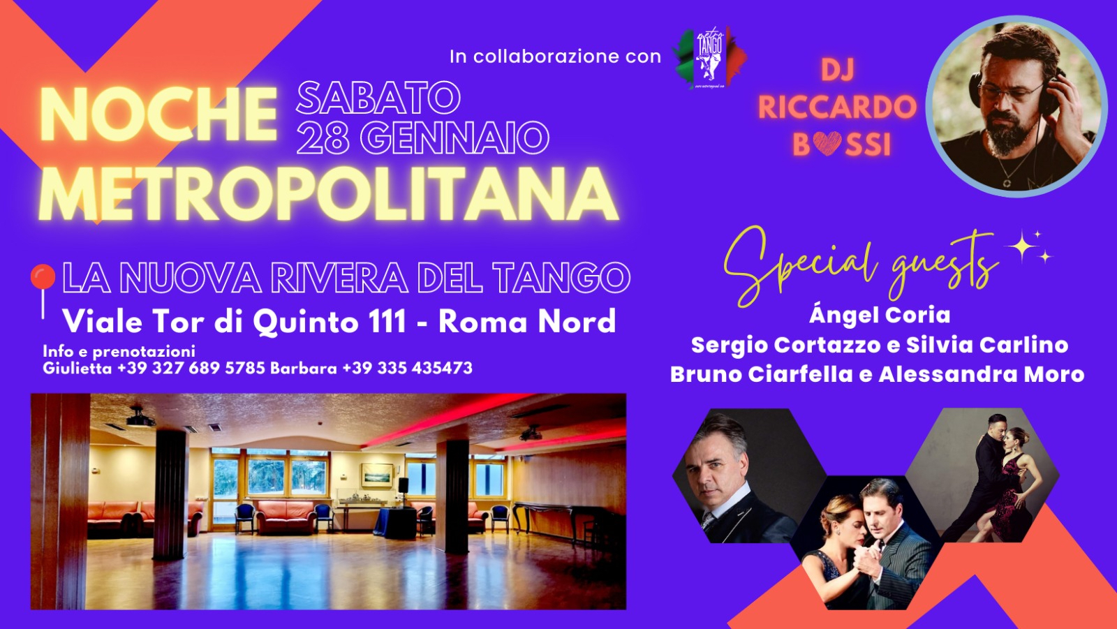 Noche Metropolitana - Milonga La Nuova Rivera del Tango