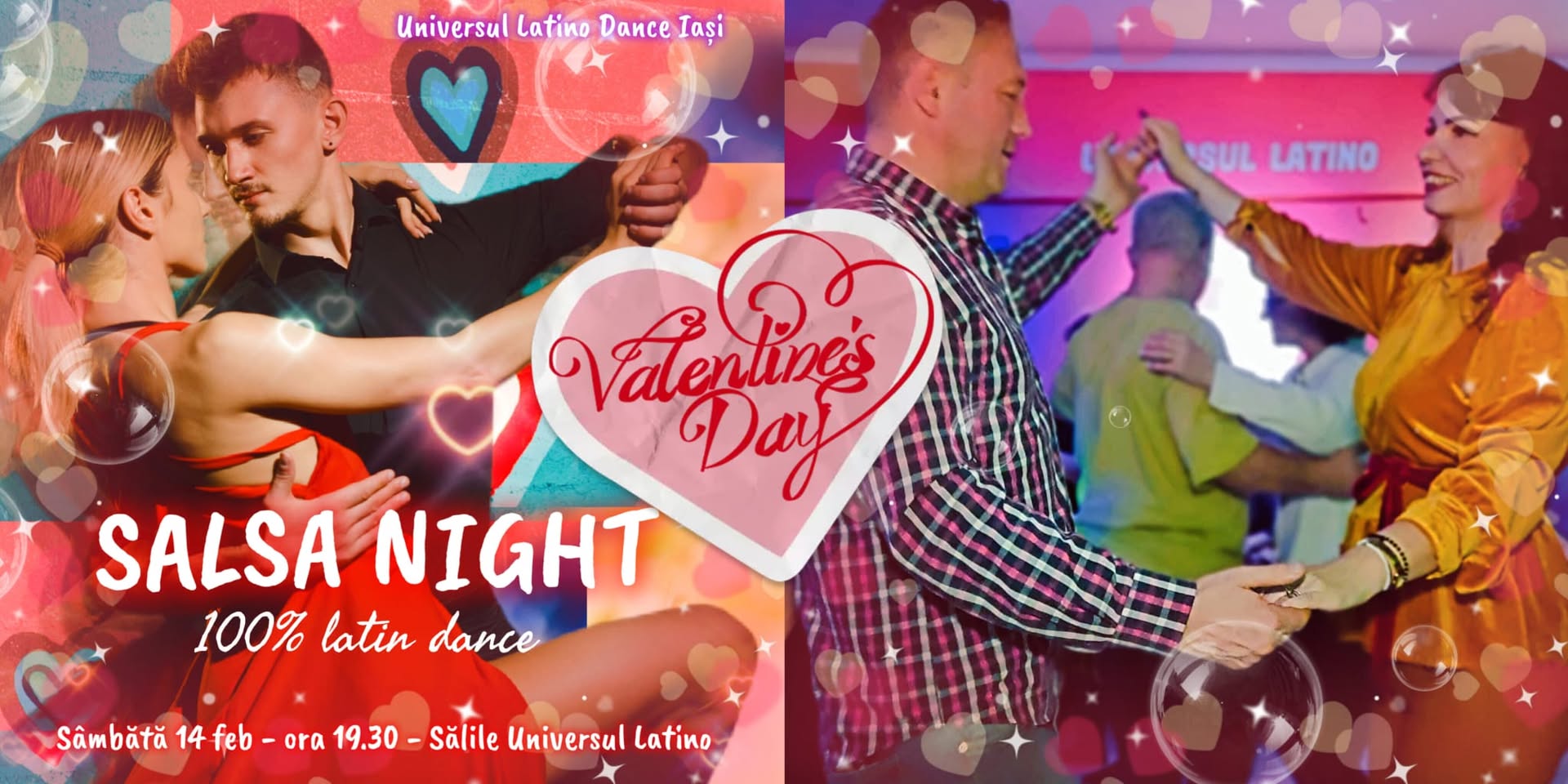 SALSA NIGHT - Valentine's Day - by Universul Latino