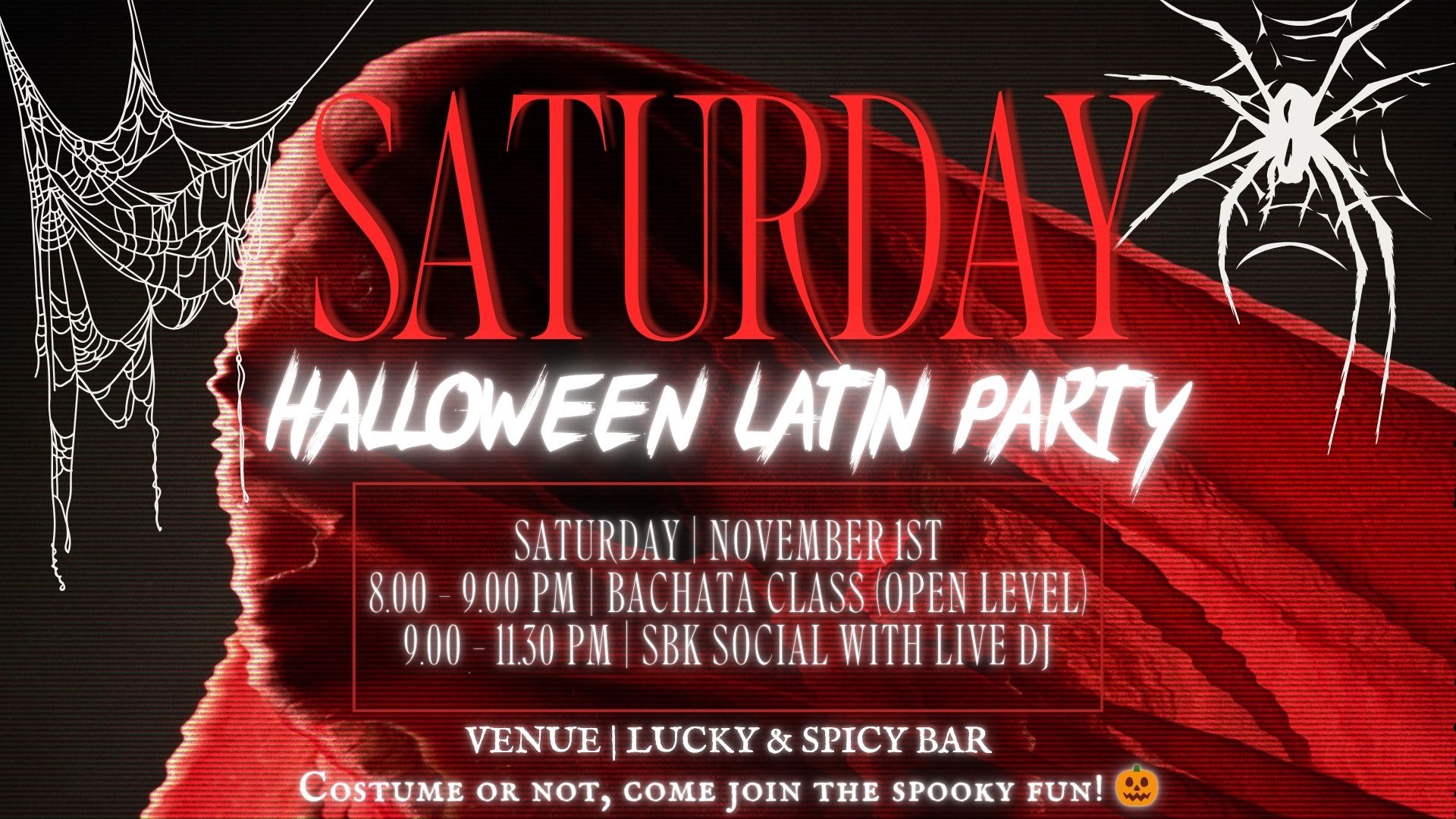 Saturday Halloween Latin Party