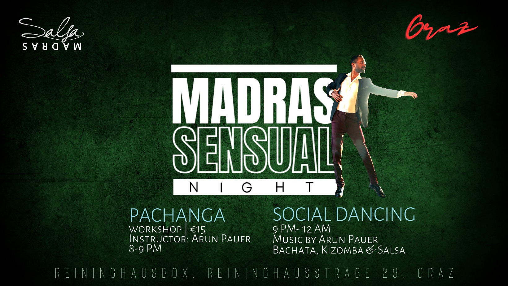 Madras Sensual Night Pachanga Workshop Socials