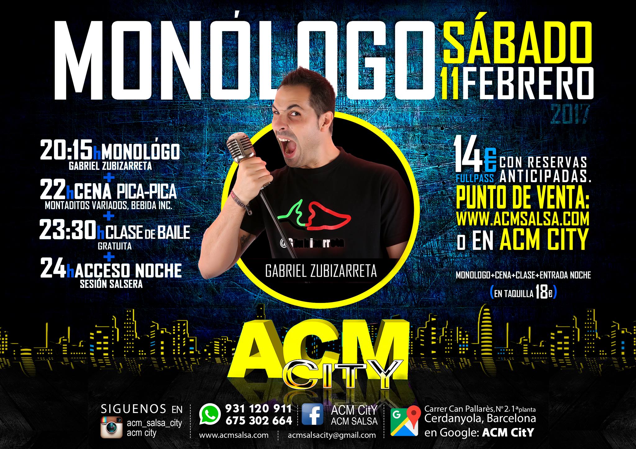 Monologo con Gabriel Zubizarreta