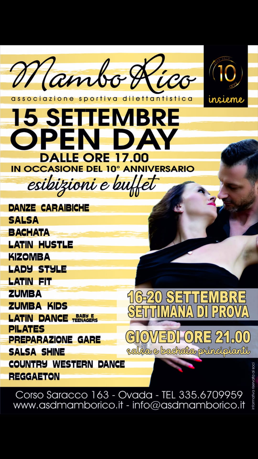 Open Day Mambo Rico & Anniversario10 Anni