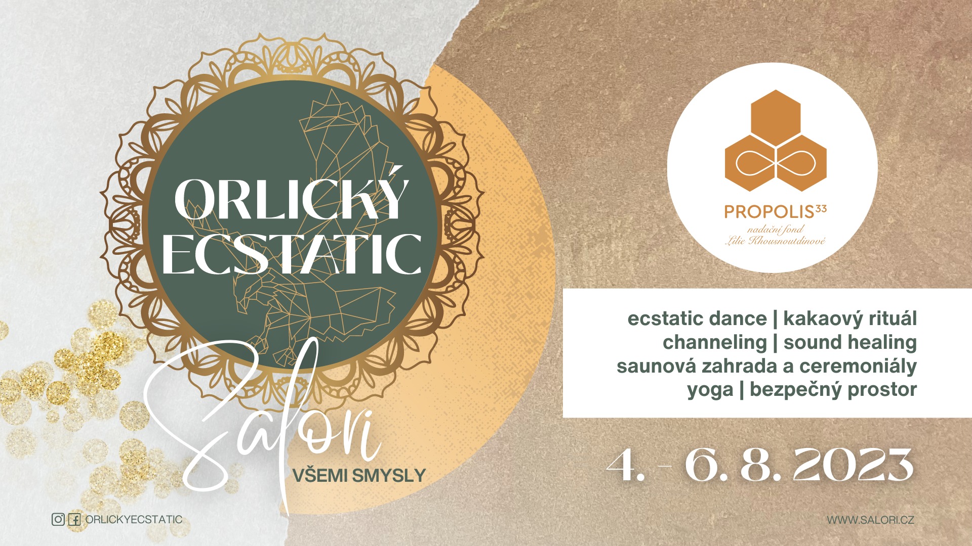 Venkovní ORLICKÝ ECSTATIC v Salori všemi smysly