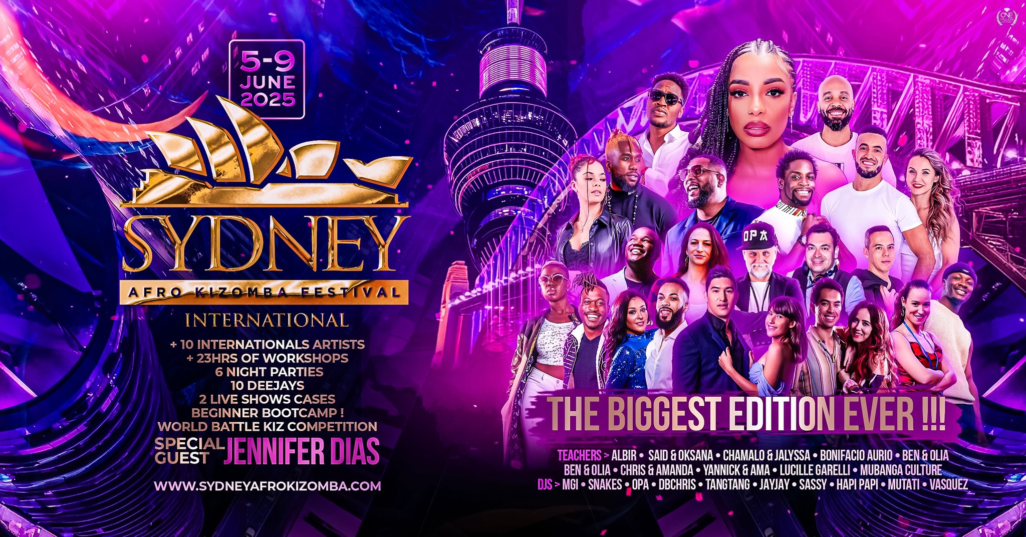 MONDAY AFTER PARTY - Sydney Afro Kizomba Festival - BOOKING ONLINE ONLY