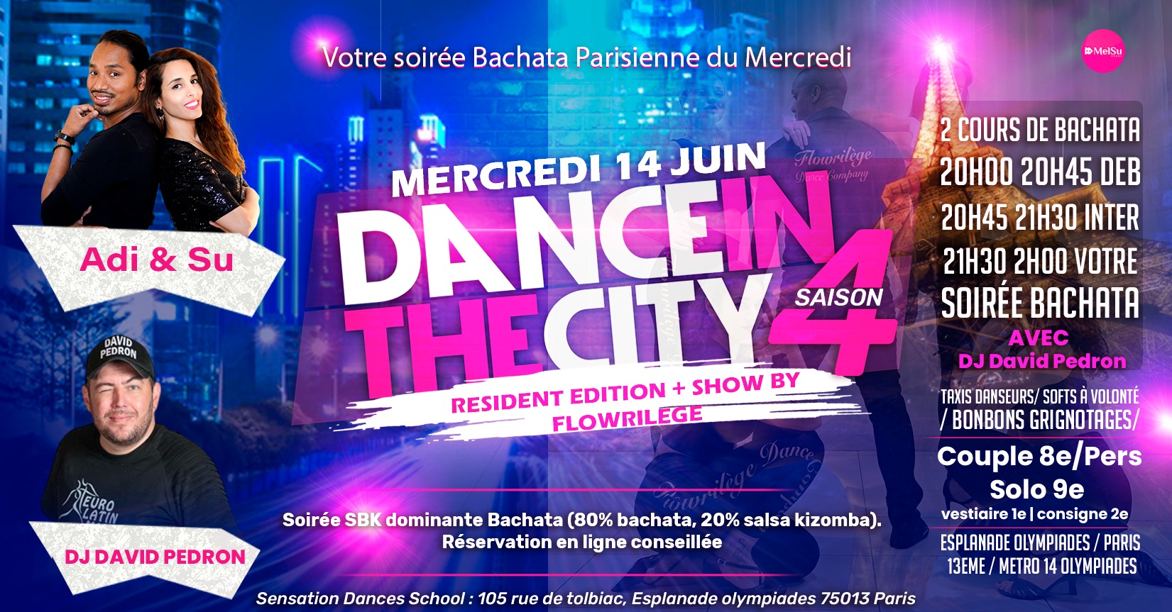 DITC - VOTRE SOIREE BACHATA PARISIENNE - Resident Edition : show by flowrilege