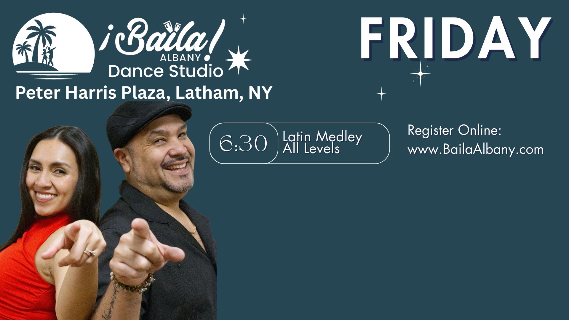 Latin Dance Lessons - Friday Series @ Baila Albany
