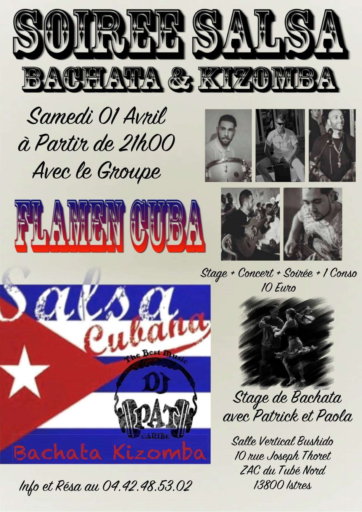 Soirée SBK , Cours de Bachata , Orchestre et DJ