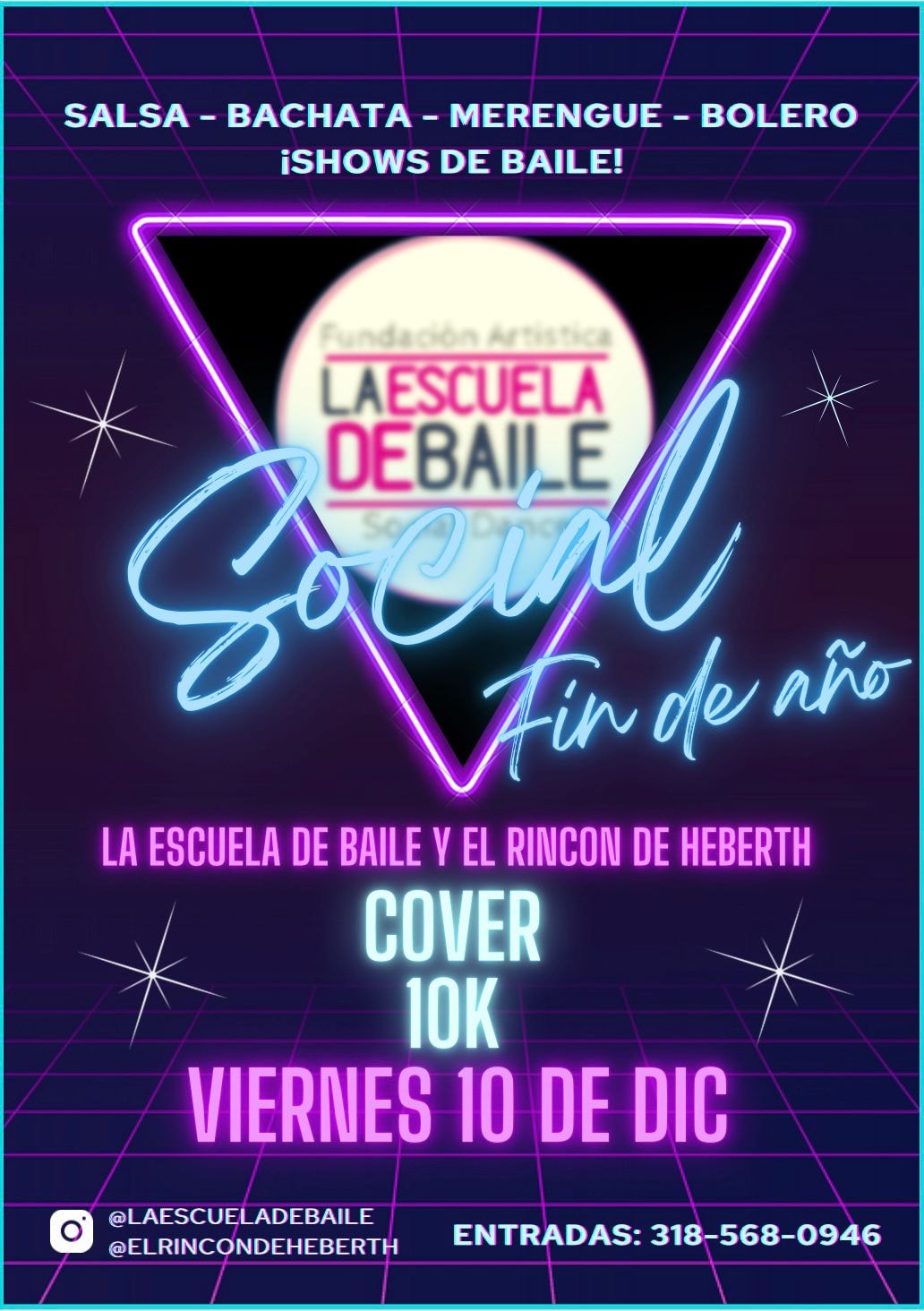 Social de fin de año con la escuela de baile