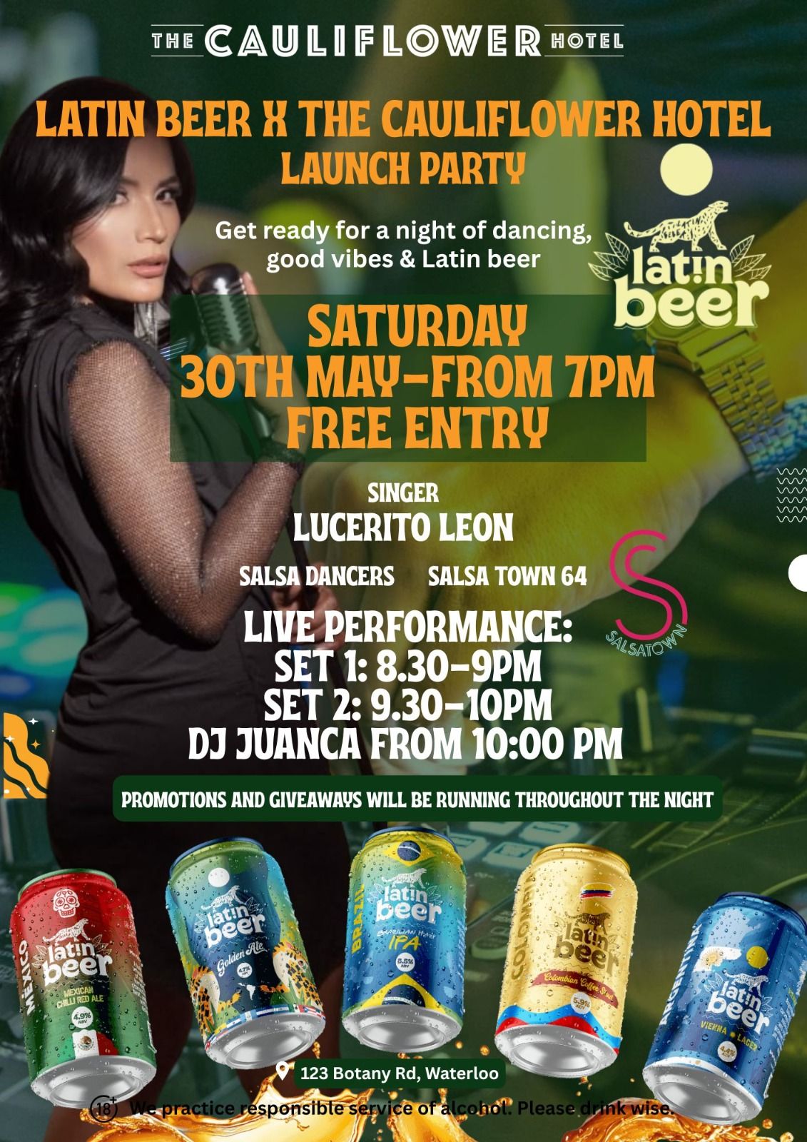 Latin Beer x The Cauliflower Hotel Launch Party