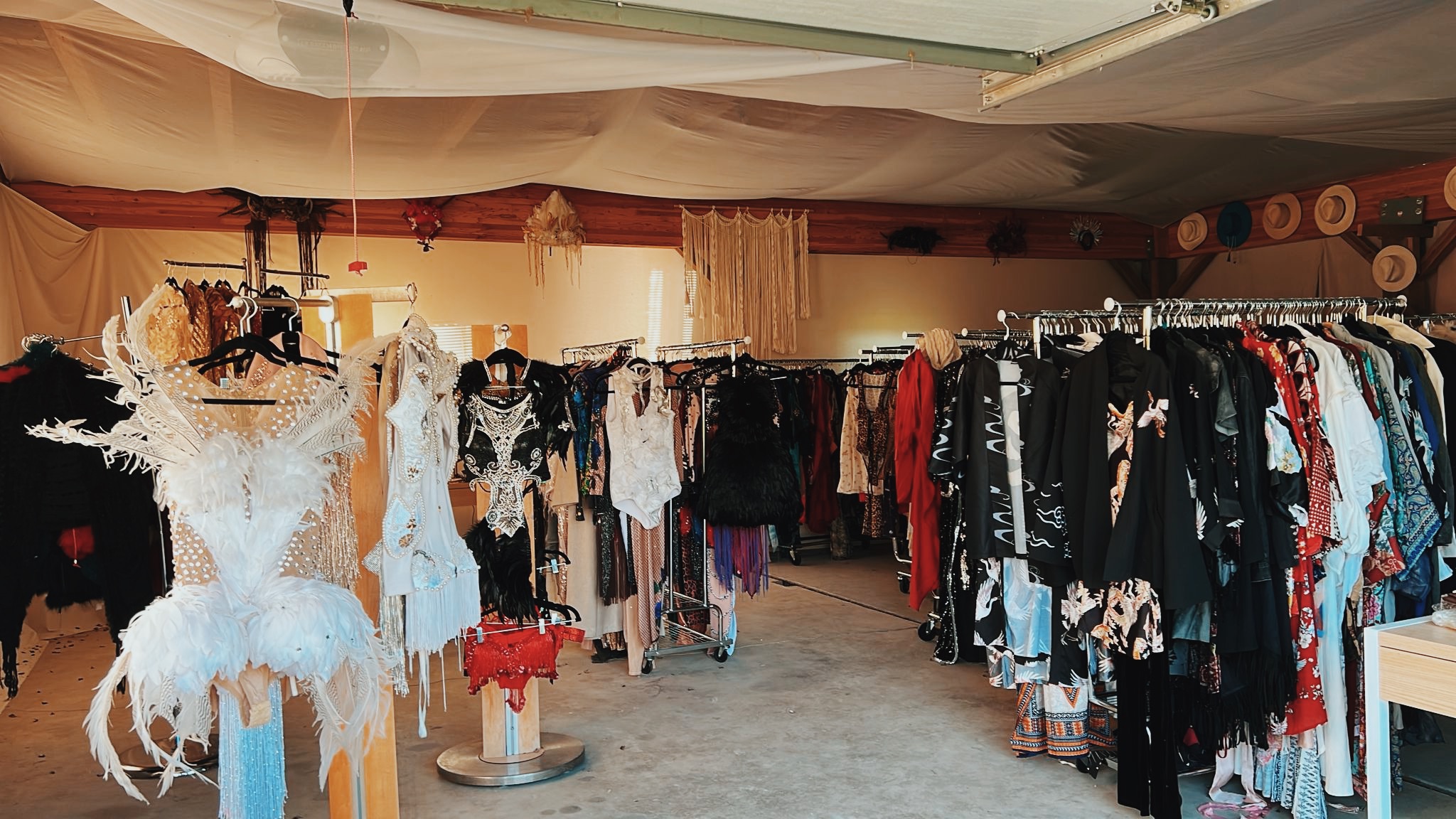 Burning Man costume Bazaar & Precompression Party