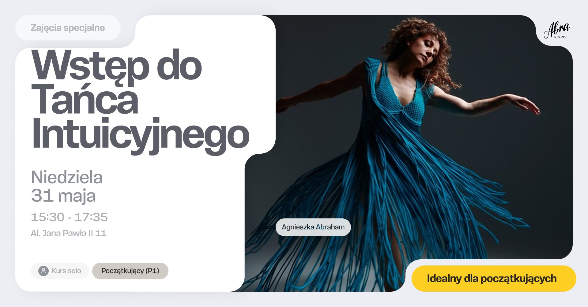 Wstęp do Tańca Intuicyjnego dla początkujących z Agnieszką Abraham