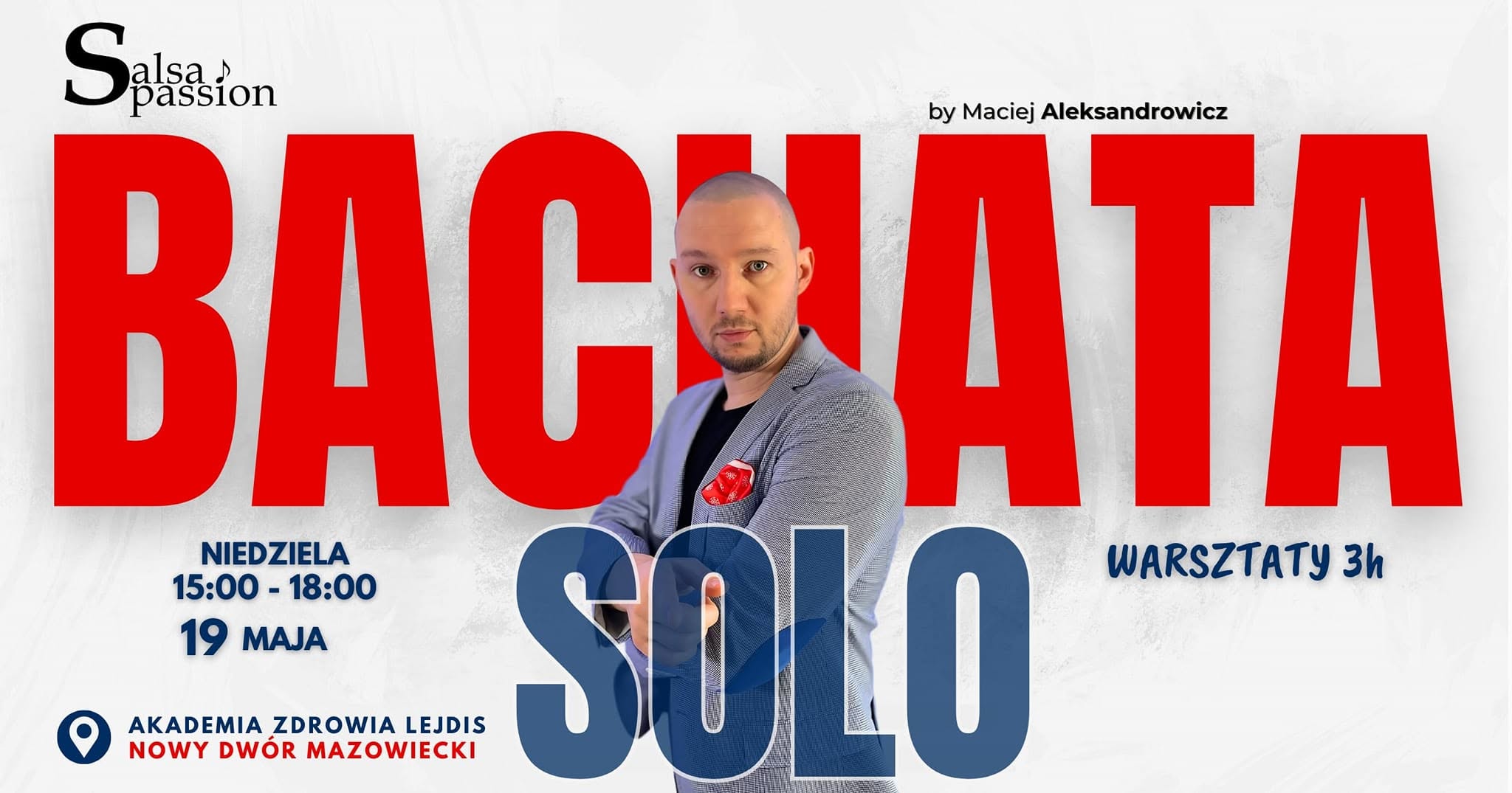 BACHATA SOLO 3-godzinny warsztat w Nowym Dworze Mazowieckim