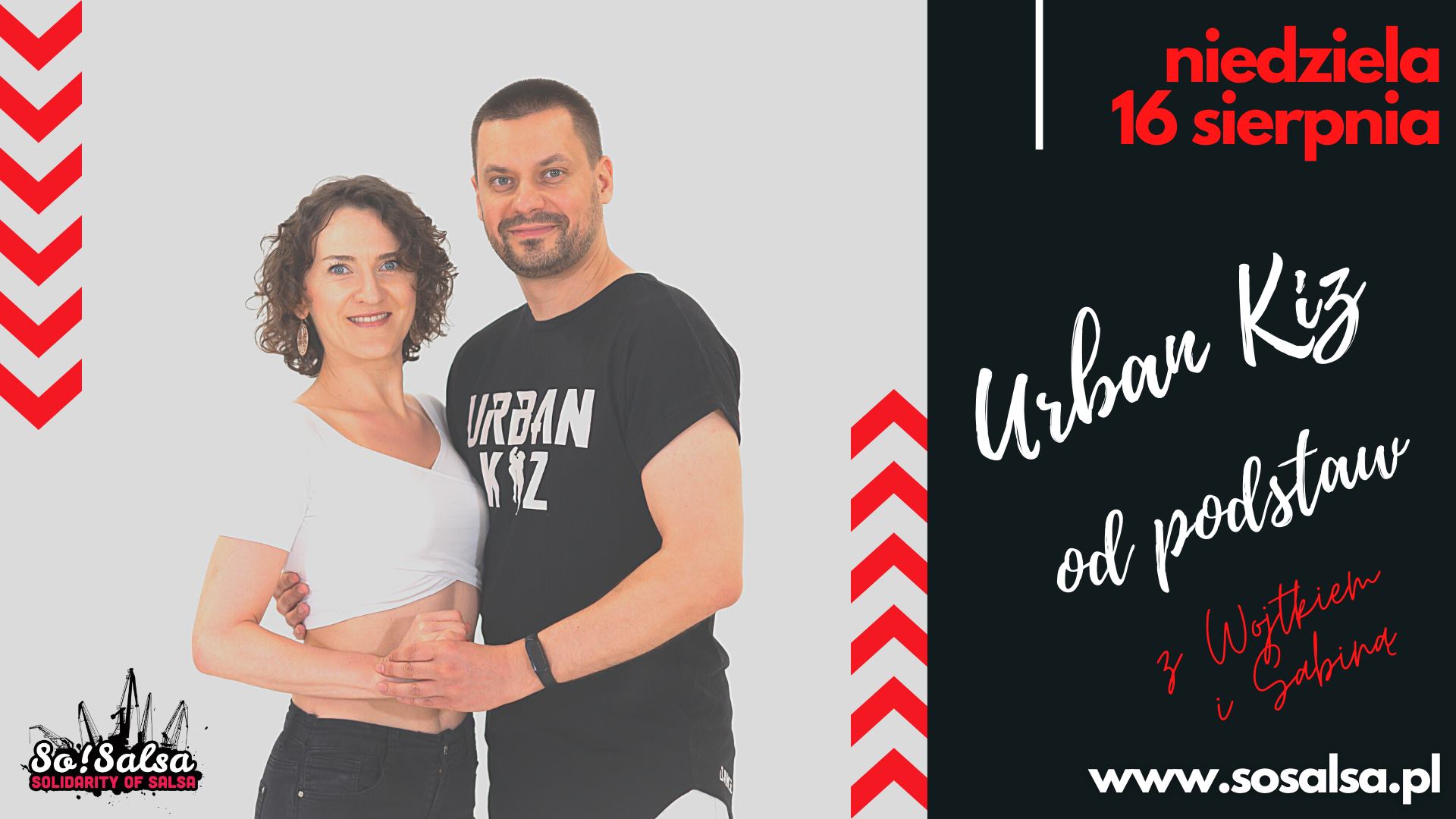 Kurs Urban Kiz - dla początkujących 16 08 2020 w So!Salsa