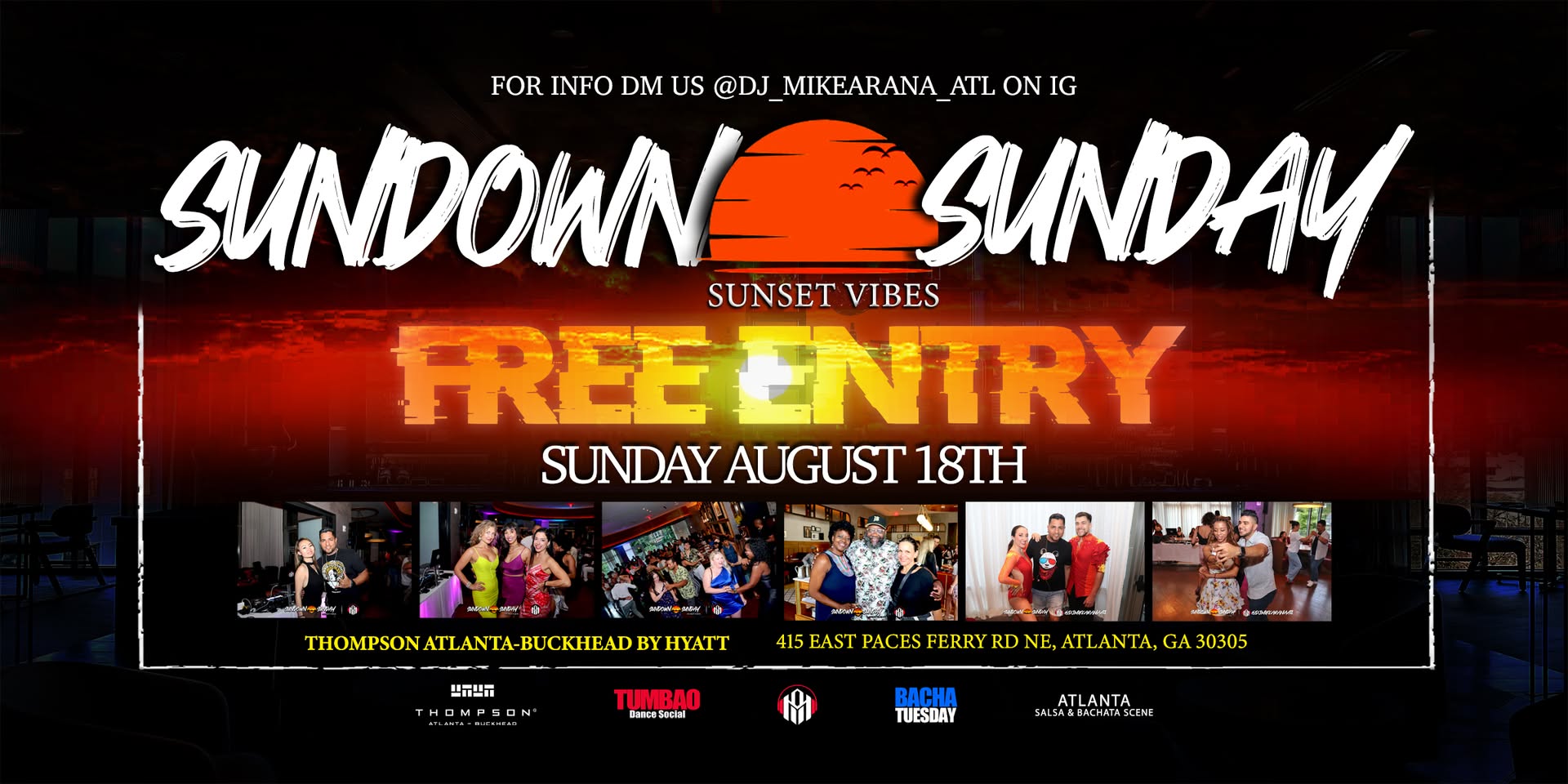 SUNDown Sunday Sunset Vibes (FREE ENTRY ALL NIGHT)