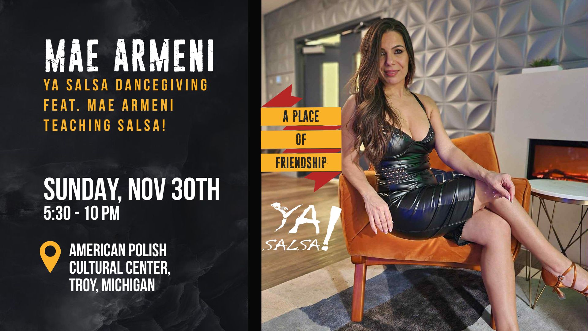 YA Salsa Dancegiving feat. Mae Armeni Teaching Salsa!