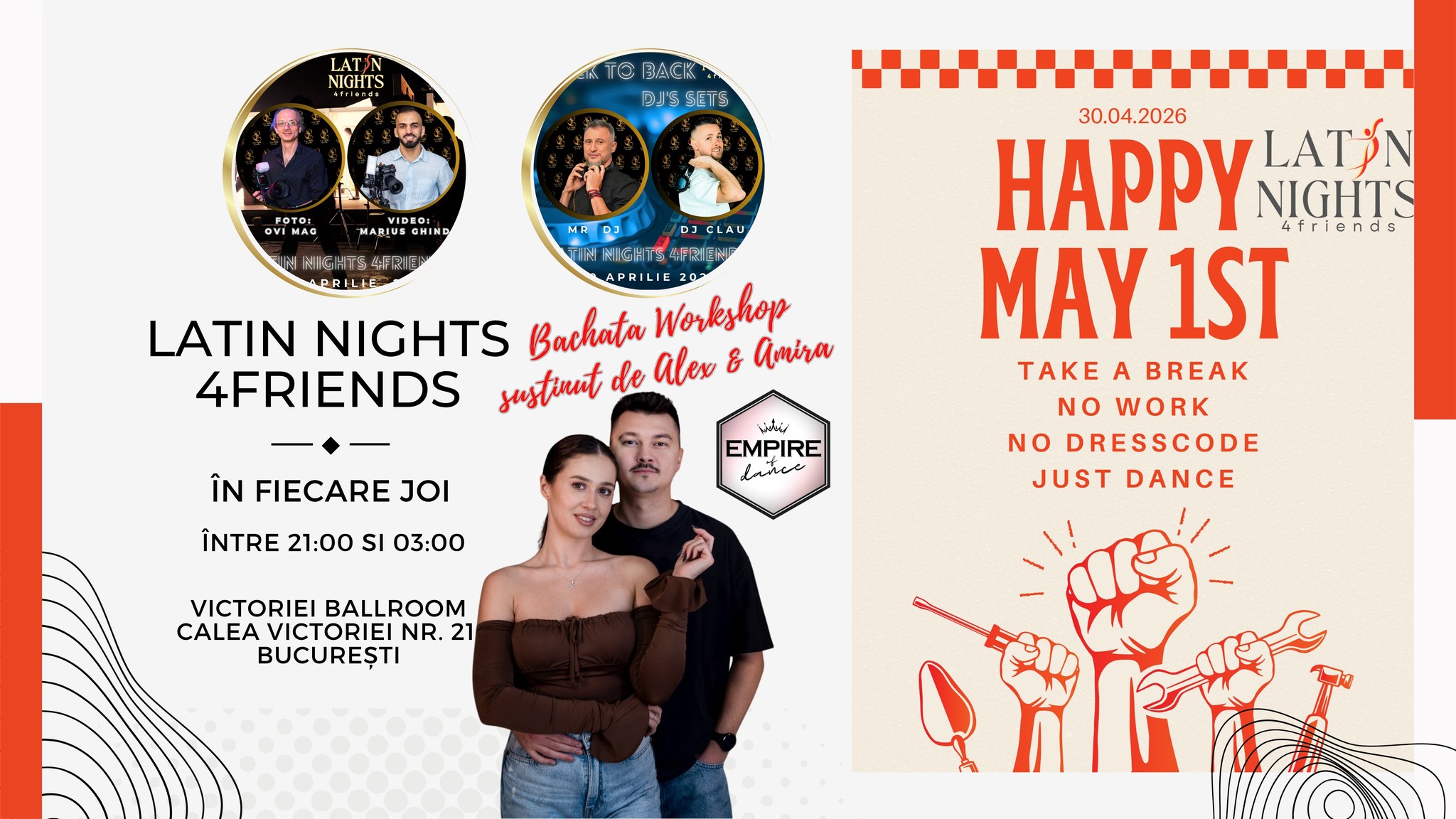 Latin Nights 4friends every thursday 2025 - 2026