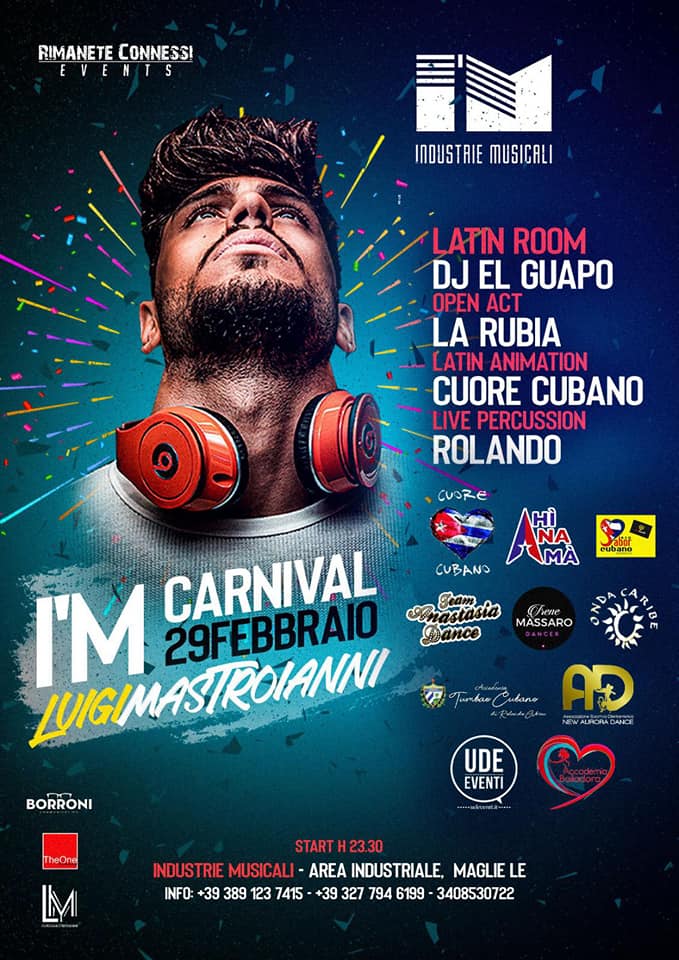 29 febbraio-I'M industrie musicali-PISTA Latina