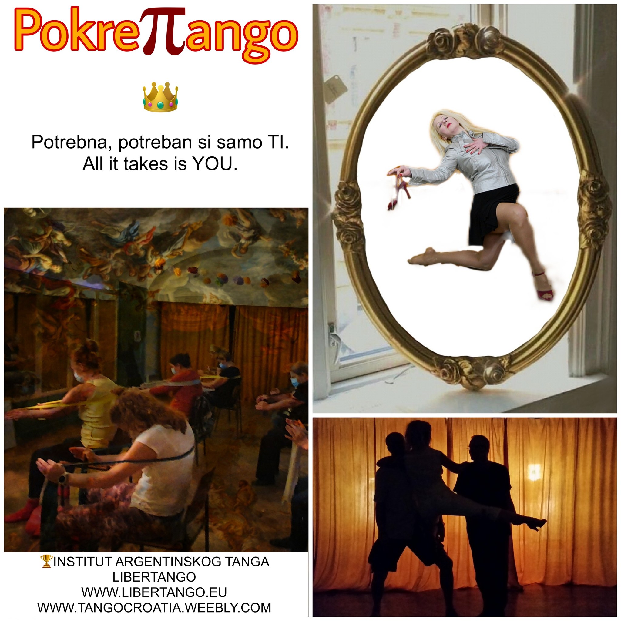 Vježbanje i ples Tango Argentino, Zagreb - PokreTTango