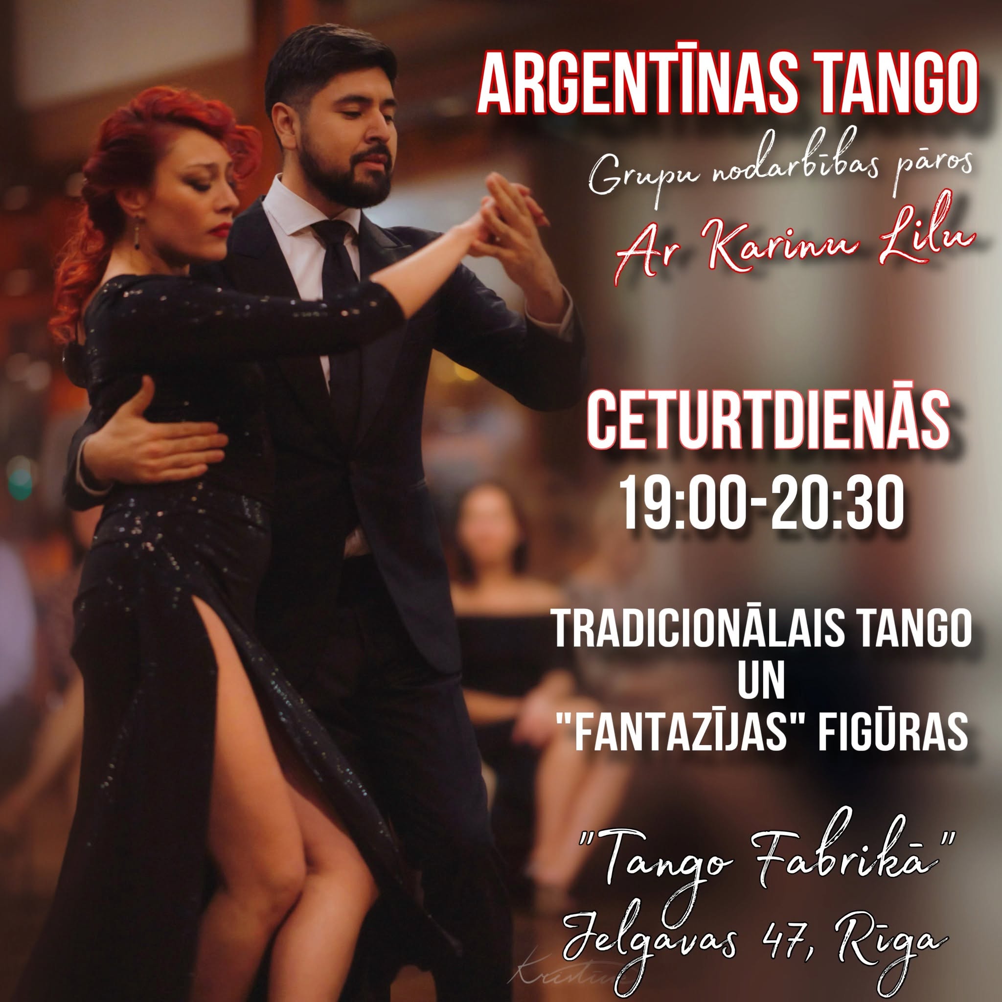 Argentīnas Tango grupa ar Karinu Lilu