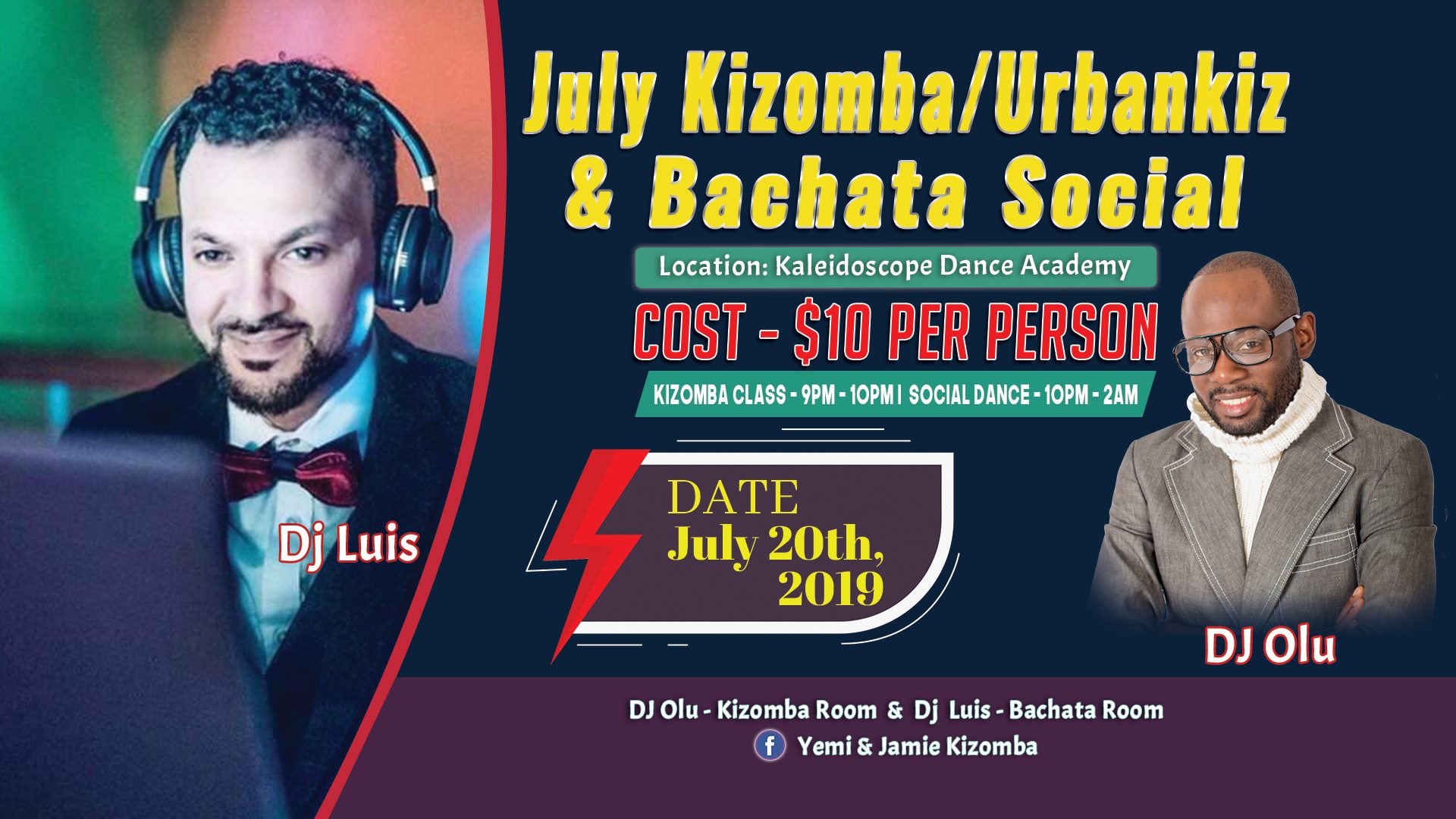 July Kizomba Urbankiz & Bachata Social