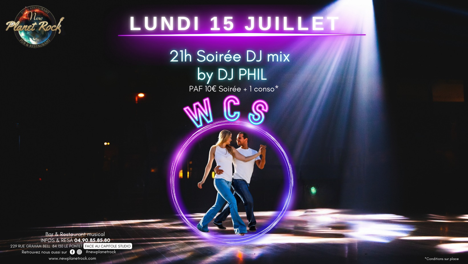 Soirée WCS au PLANET ROCK