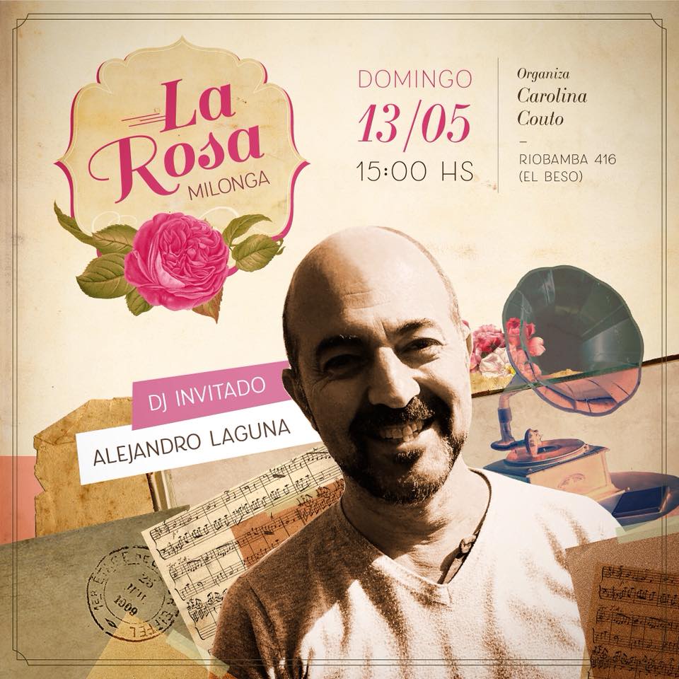 LA ROSA MILONGA, DOMINGO 13 de MAYO