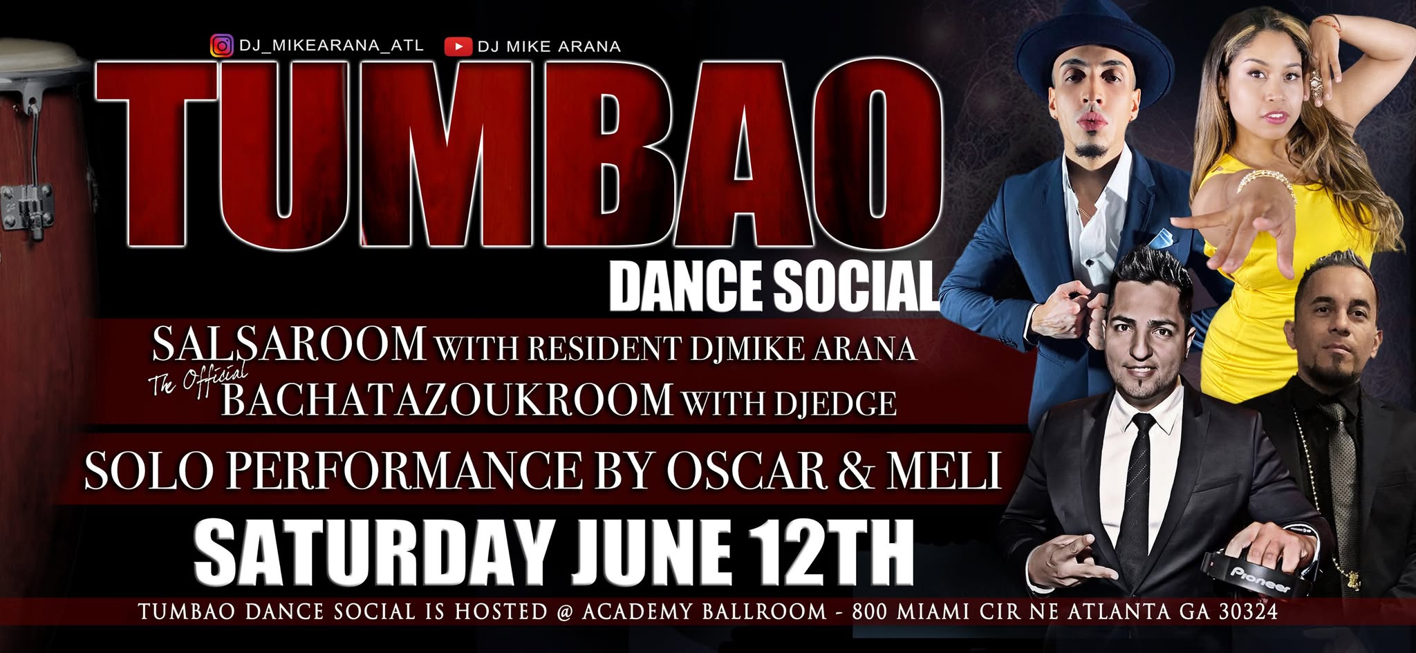 TUMBAO (Salsa & BAchataZouk Room) Performance by Oscar & Meli